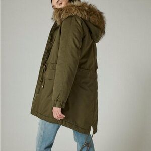 Who Wore What Faux Fur Hooded Coat